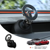 YZ Tesla Model 3 Y Highland Juniper 2025 Stronger Magnetic adjustable Metal Car Phone support silicone base holder